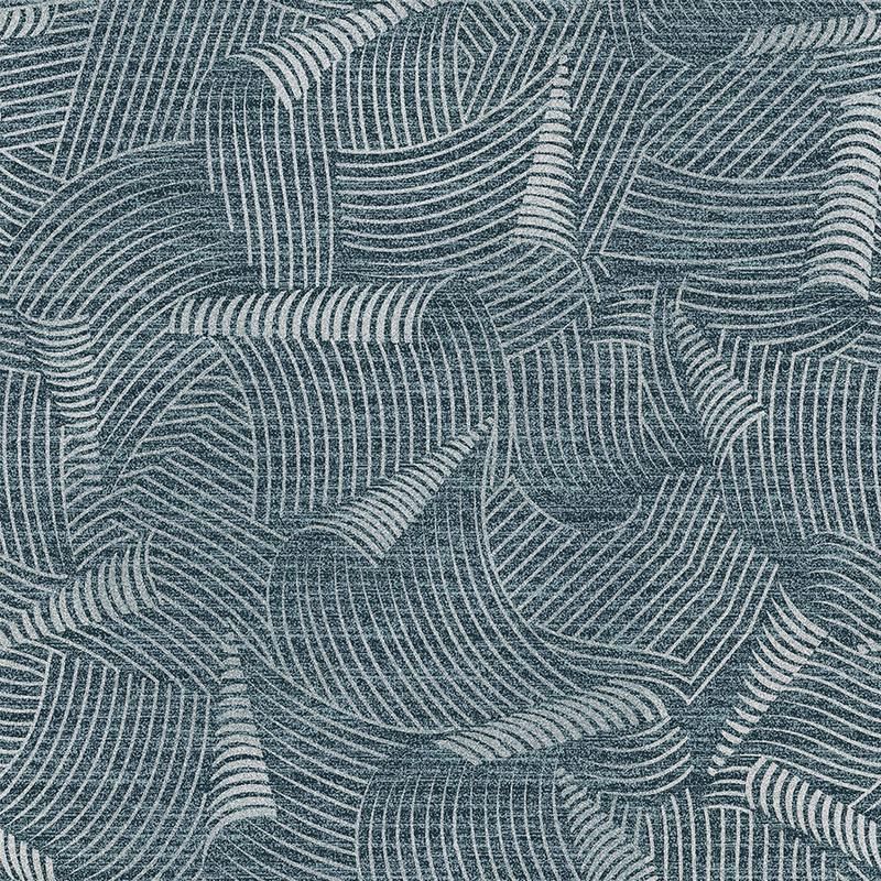 بلاط السجاد المطبوع بالنايلون المخصص - تصميم الموجات