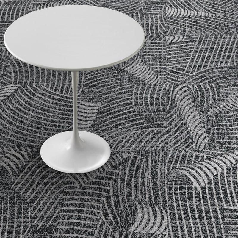 بلاط السجاد المطبوع بالنايلون المخصص - تصميم الموجات