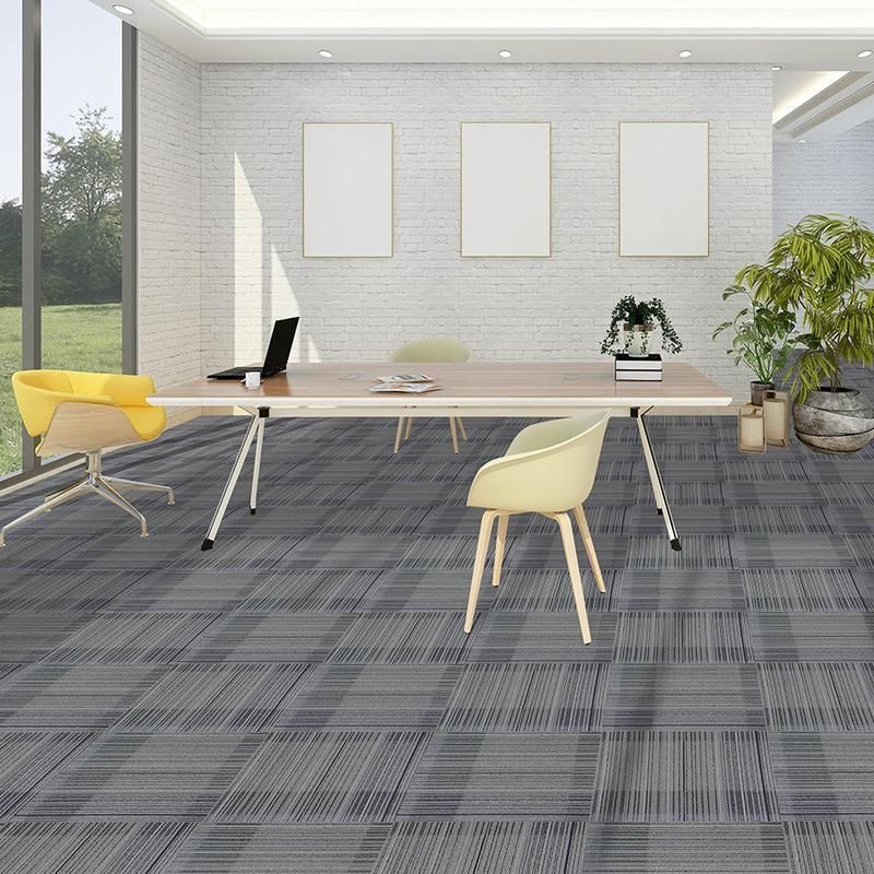 Нейлоновые ковровые плитки с ПВХ-основой для гостиниц и офисов