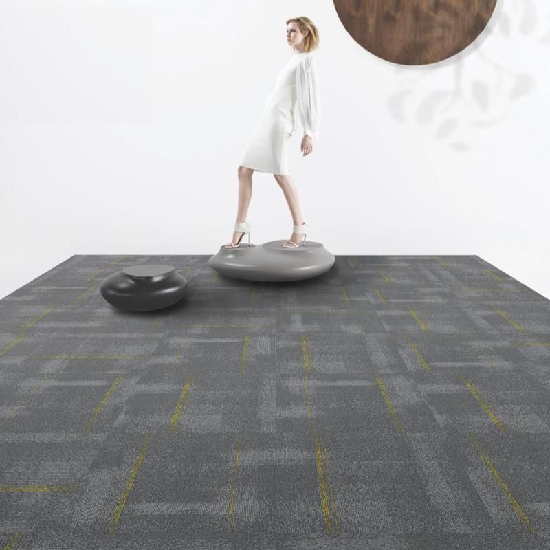 Azulejos de Carpete Modular Cinza Elegantes