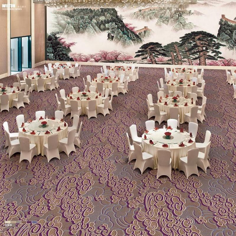 Elegant Wilton Jacquard Hotel Carpet