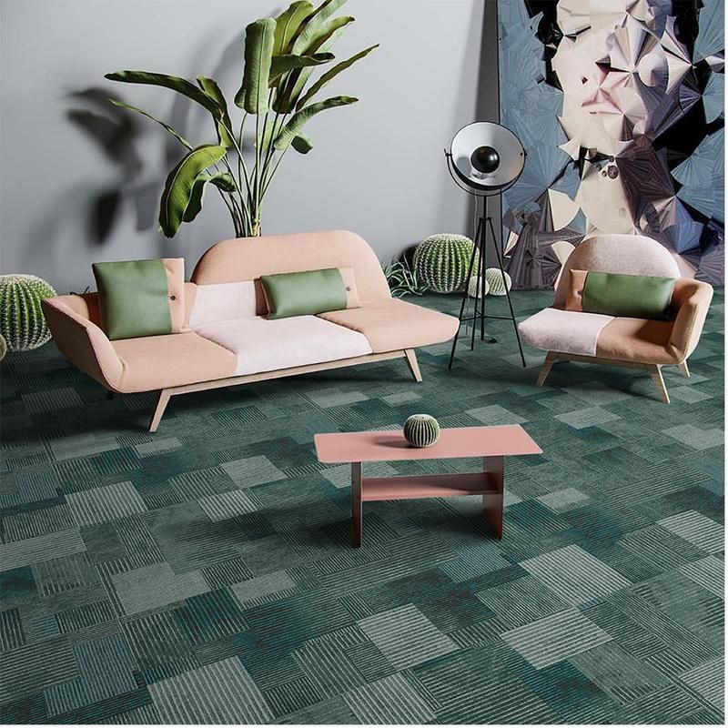 بلاط السجاد المربع لديكور المنزل - طريقة الطباعة الراقية