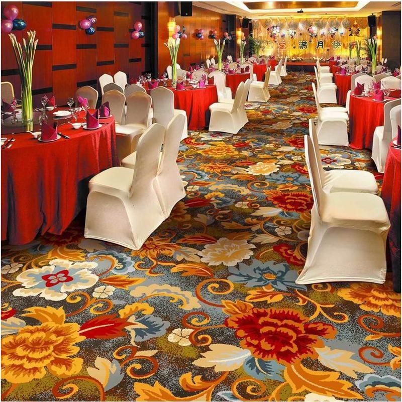 Luxurious Axminster Wool Nylon Ballroom Carpet