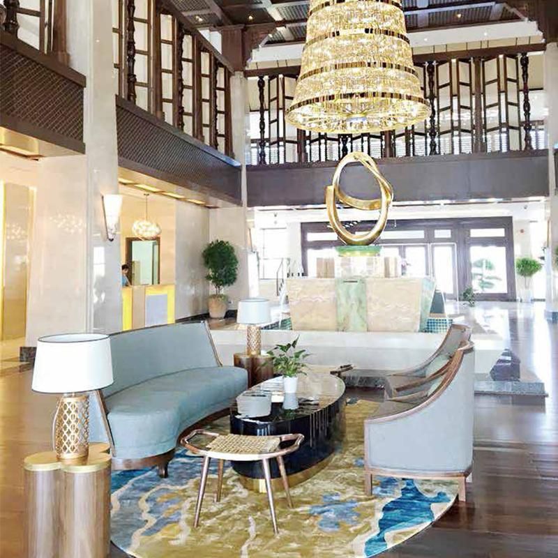 Exklusiver Maßgeschneiderter Wollteppich für Hotels