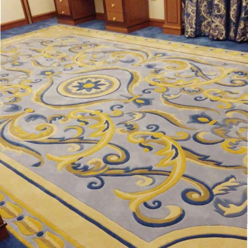 Exklusiver Maßgeschneiderter Wollteppich für Hotels
