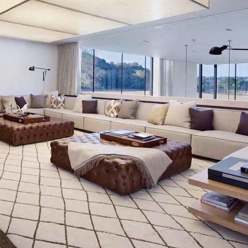 Luxuriöser Handgetufteter Hotelzimmer-Teppich