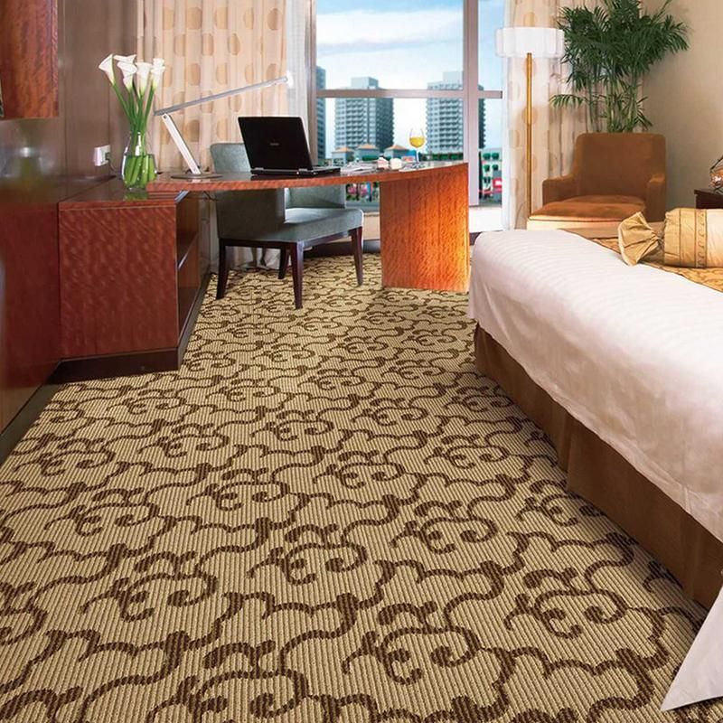 Luxuoso Tapete de Bouclé de Jacquard Largura 4m