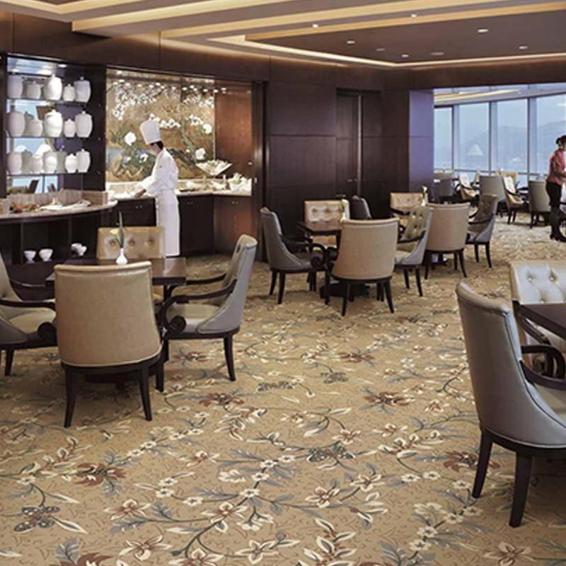 Luxury Floral Banquet Hall Wilton Woven Carpet