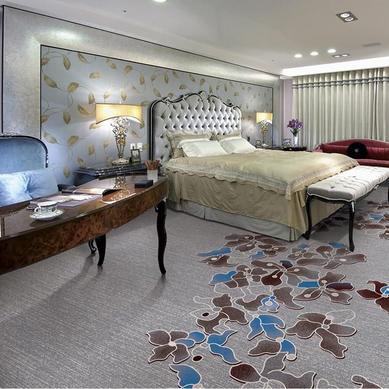 Luxury Loop Pile Nylon 6 Printed Carpet