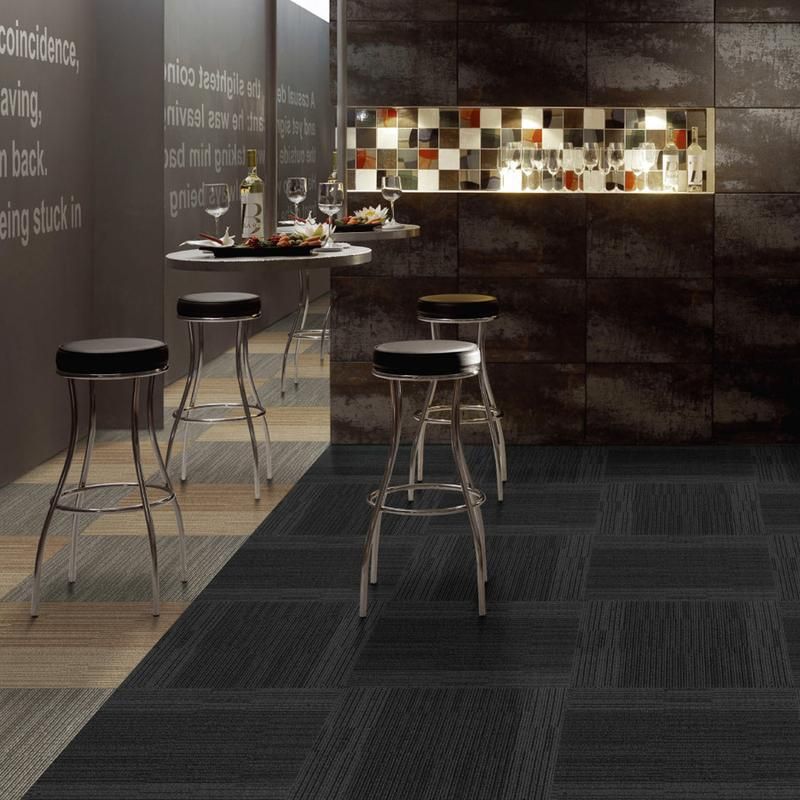 Роскошные ковровые плитки из нейлона - 50 см X 50 см