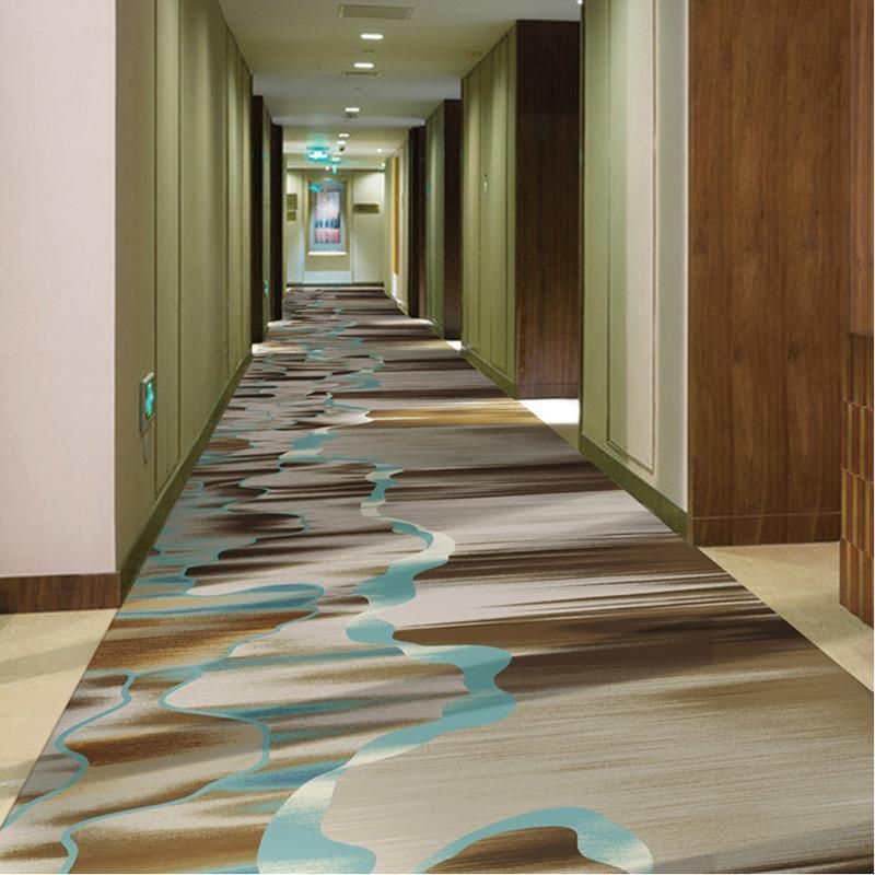 Luxury Nylon Printed Hotel Corridor Carpet