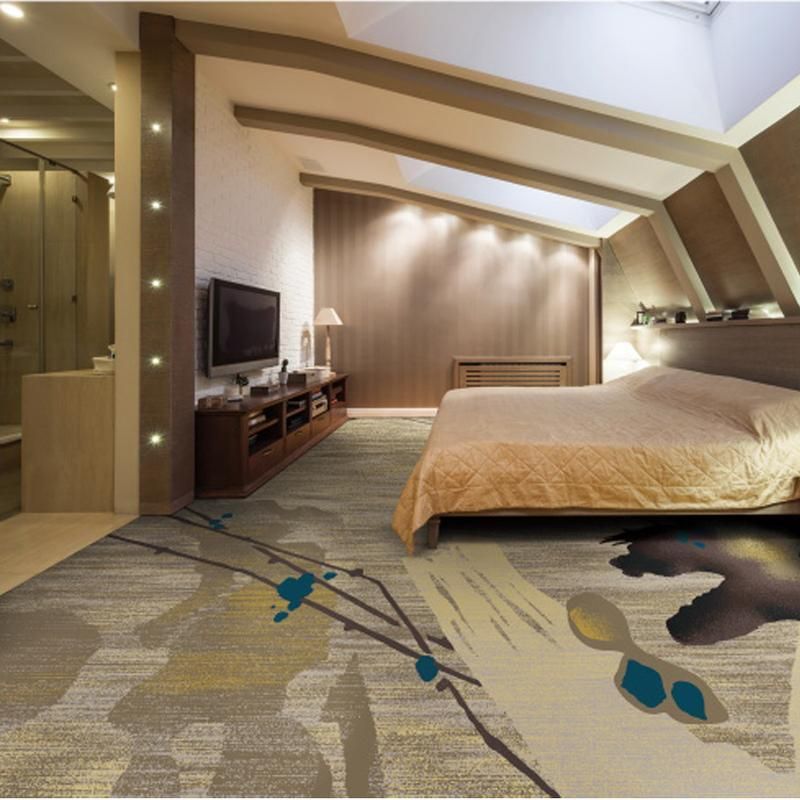 Luxury Nylon Printing Dye Hospitality Carpet