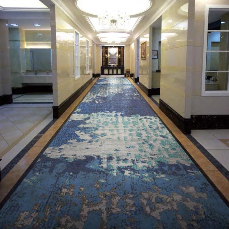 سجادة صوفية حمراء كازينو 4م - تصميم فاخر فنادق ولوبيات