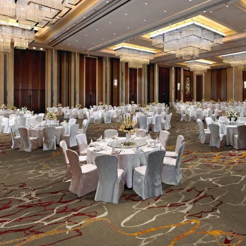 سجادة صوفية حمراء كازينو 4م - تصميم فاخر فنادق ولوبيات