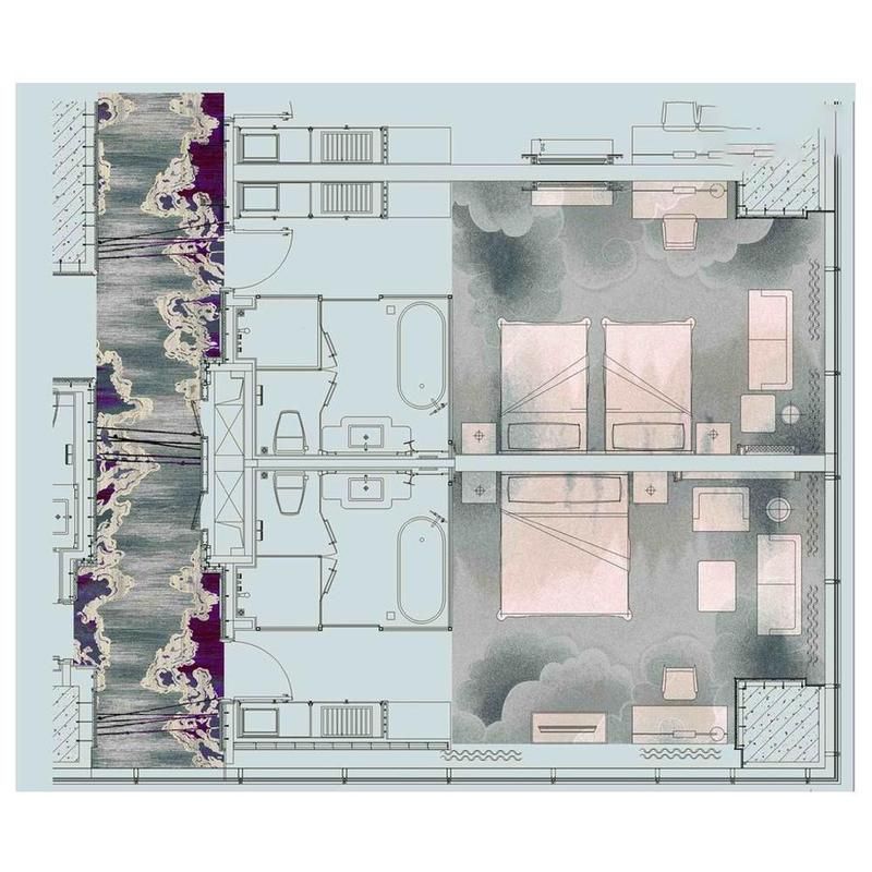 Luxuriöser Axminster Wollteppich für 5-Sterne Hotels