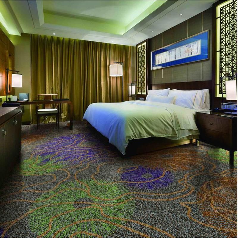 Luxury Wool Hotel Axminster Carpet - Custom Design