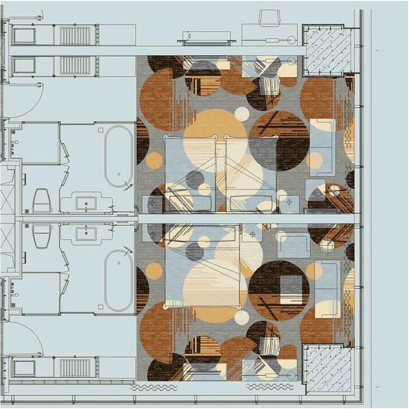 Luxury Wool Nylon Axminster Carpet