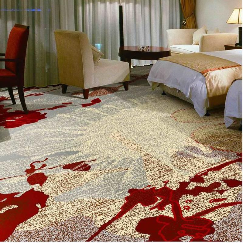 Eleganter Blumendesign Hotel-Teppich Moderner Stil