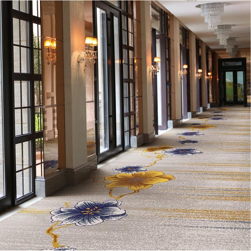 Thảm Chạy Nylon Cắt Hình với Phong Cách Hiện Đại cho Khách Sạn