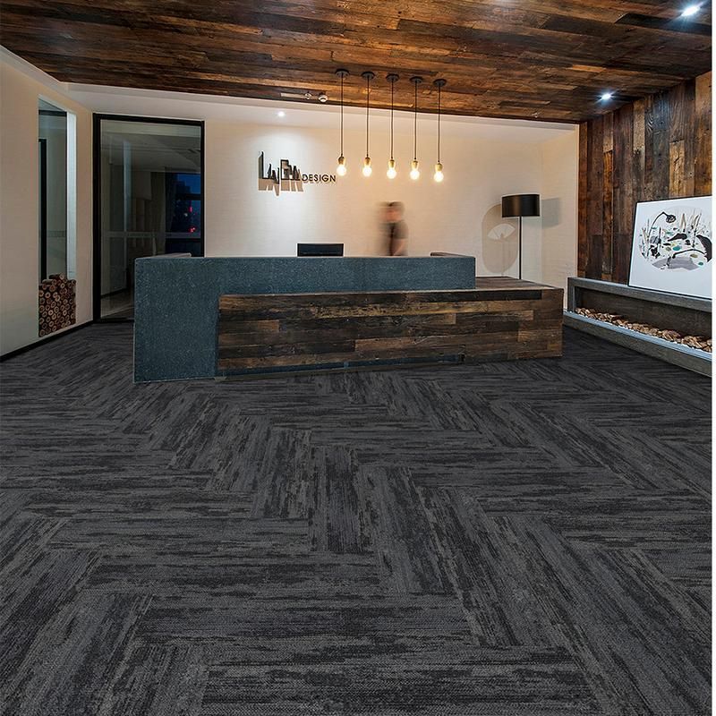 بلاط السجاد المركب 25 سم × 100 سم للمكاتب