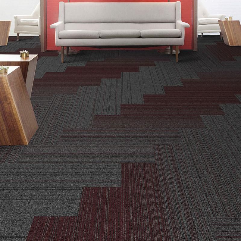 Ковровые Плитки из Нейлона 25x100 см с ПВХ Основой