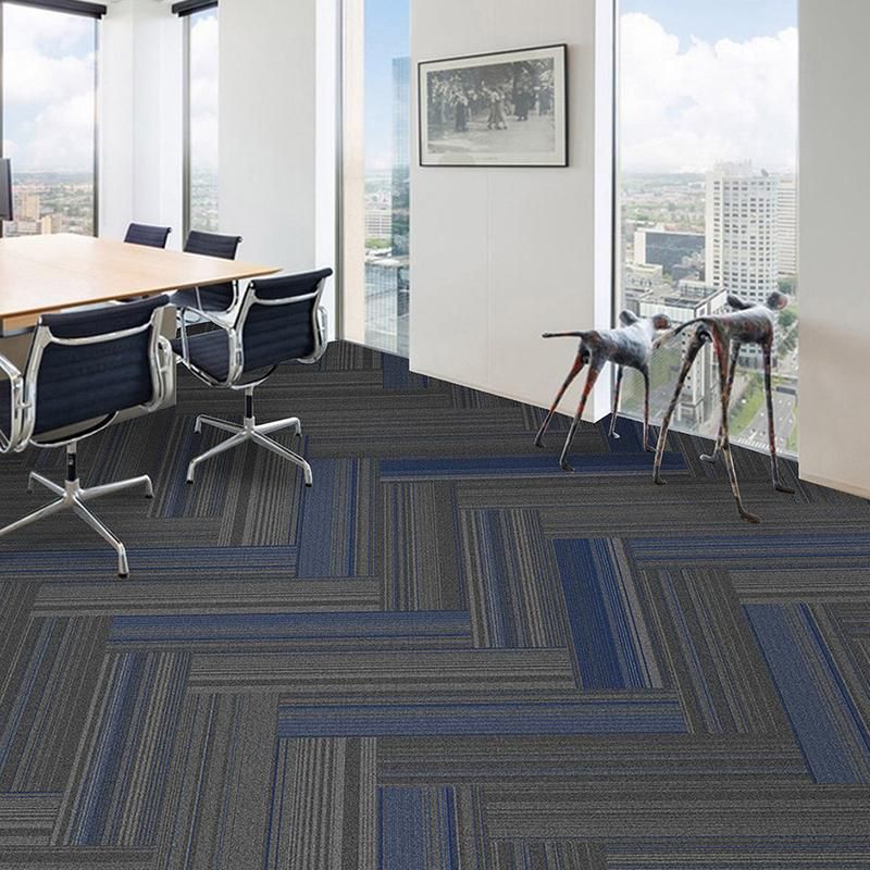 Высококачественные Серые Нейлоновые Ковровые Плитки 10x40 дюймов