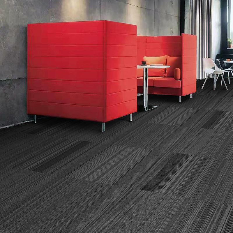 Высококачественные Серые Нейлоновые Ковровые Плитки 10x40 дюймов