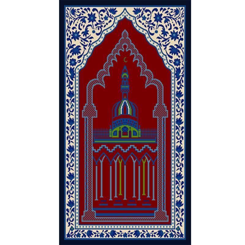 سجادة صلاة فردية فاخرة - ناعمة ومتينة - 26 × 48 بوصة