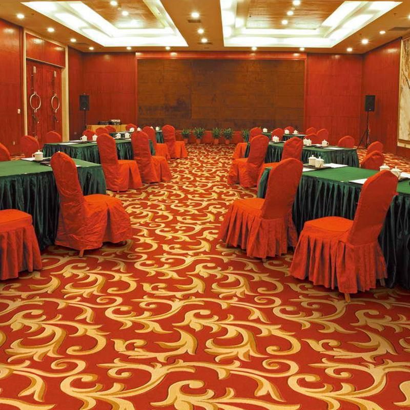 Red Luxury Woven Wilton Hospitality Carpet